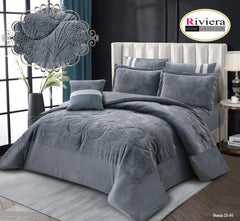 Donia Comforter Set 7 Pcs